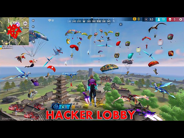 Creazy Hacker Lobby 🤯 90%Headshot Rate ⚡| Duo Vs Squad Full Gameplay | FREE FIRE