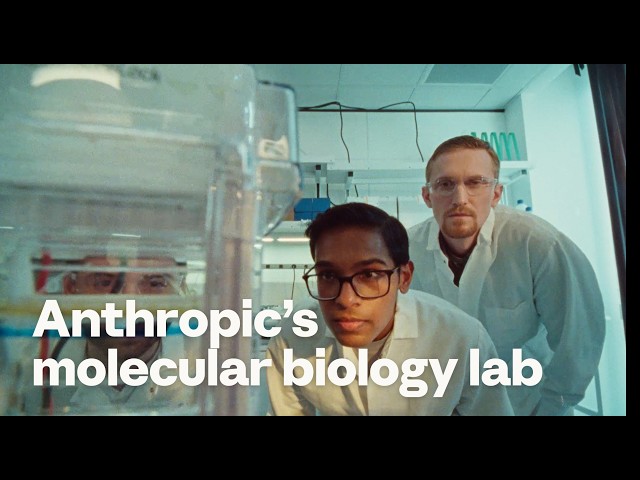 Inside Anthropic's molecular biology lab