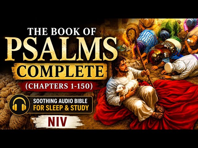 The Book of Psalms Complete (Chapters 1-150) | Soothing Audio Bible for Sleep & Study (NIV)