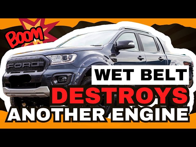 🚨 DESTROYED ENGINE 🚨 On a 2021 Ford Ranger, Wet Belt Catastrophe at 109K Miles! - The Car Edition