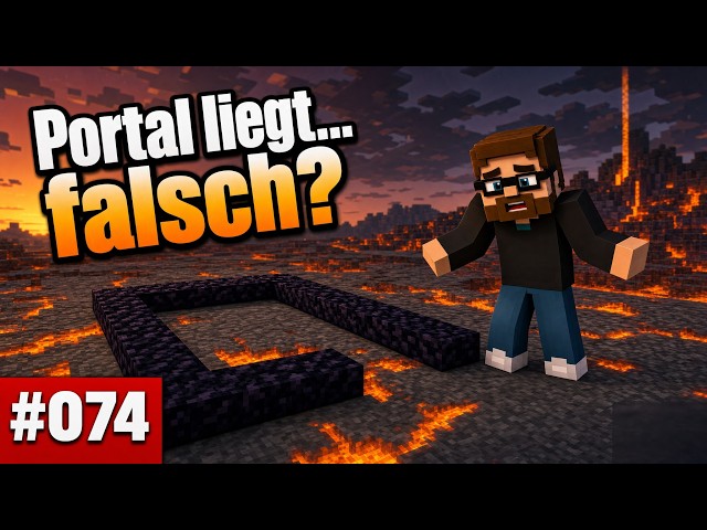 Lying Nether portal fails miserably🔥 | Minecraft Let's Play #074