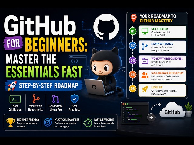 GitHub for Beginners: Master the Essentials Fast | Step-by-Step Roadmap