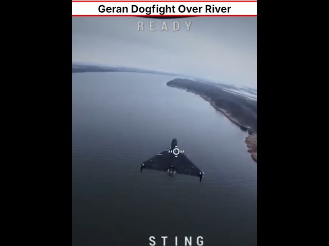 Drone Battle Explodes Over Water #shorts