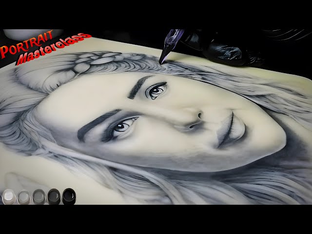 Realism Portrait Tattoo Tutorial & Masterclass | Full Face Smooth Shading & Final Contrast