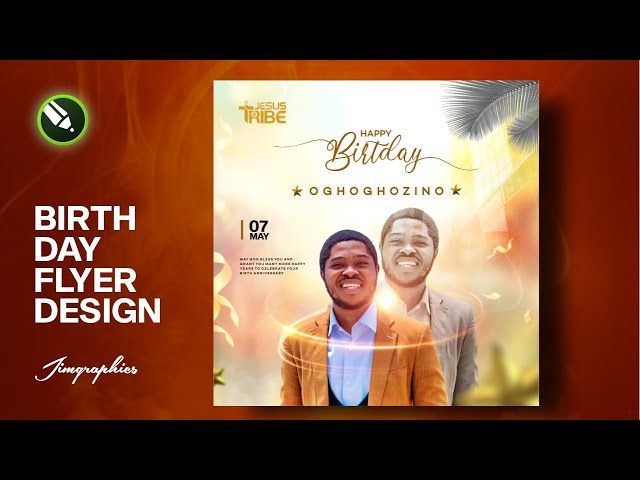 How to Design a Birthday Flyer | CorelDraw Tutorial