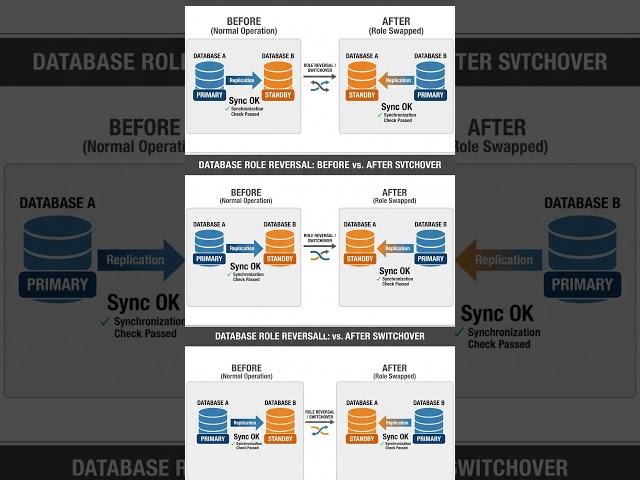 Oracle Data Guard Switchover Explained | Planned Role Transition #Shorts