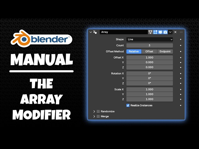 Blender ARRAY Modifier (Everything You Need to Know)
