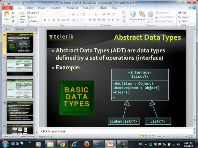 Object-Oriented Programming Principles (2012)