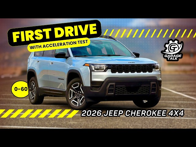 2026 Jeep Cherokee // First Drive with Acceleration Test