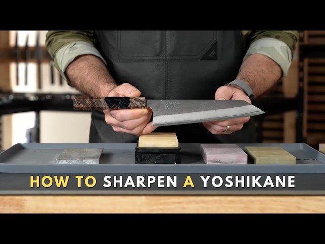How to Sharpen a Yoshikane Shirogami Kiritsuke Knife | Quick & Easy | Not an Expert Ep. 10