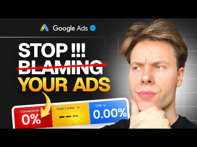 Your Google Ads Ads Are Fine... Here's What's Actually Killing Your Leads