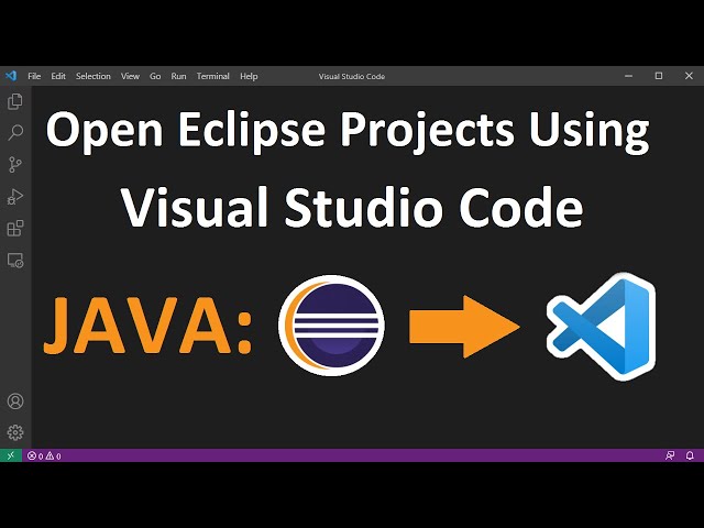 Import Eclipse Java Projects to Visual Studio Code
