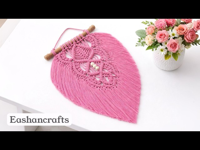 Macrame Leaf Wall Hanging | Macrame Wall Hanging Tutorial