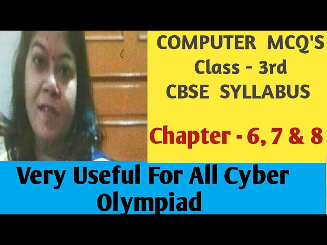 Class 3 Computer || MCQ of  computer || computer for class 3 Computer  question & answer for class 3