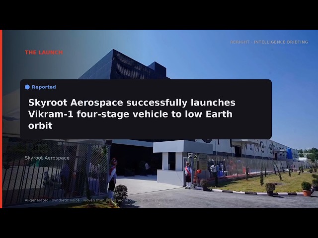 RERIGHT · Liftoff for Skyroot’s Vikram-1; Building AI voice infra for