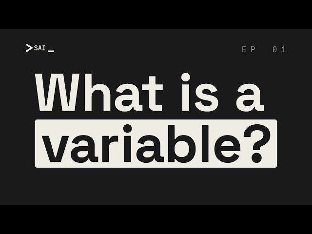 What is a Variable? | Python for AI, explained simply