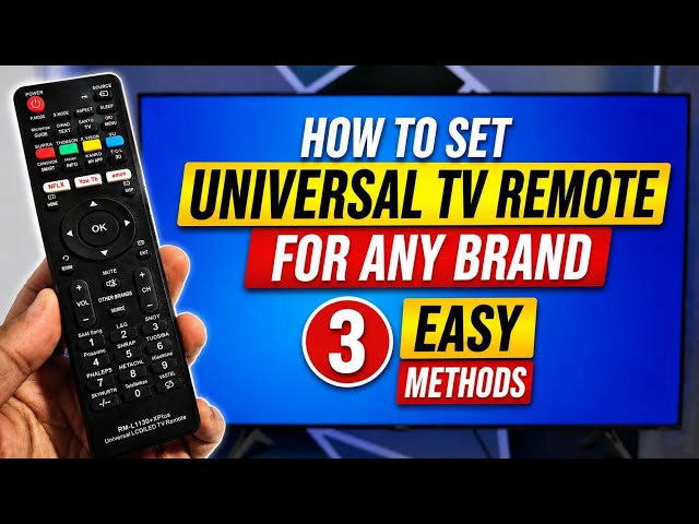 Universal TV Remote Setup | How To Connect / Set Universal LCD/LED TV Remote RM-L1130+X 📺