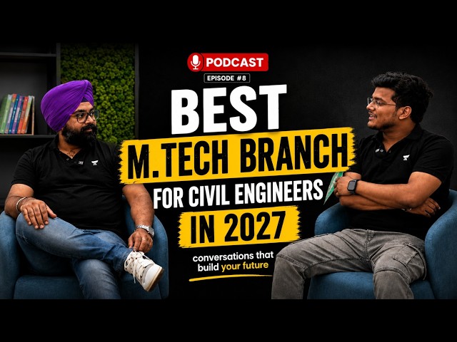 Best M.Tech Branch for Civil Engineers in 2027 🚀 | Salary, Scope & Future Explained