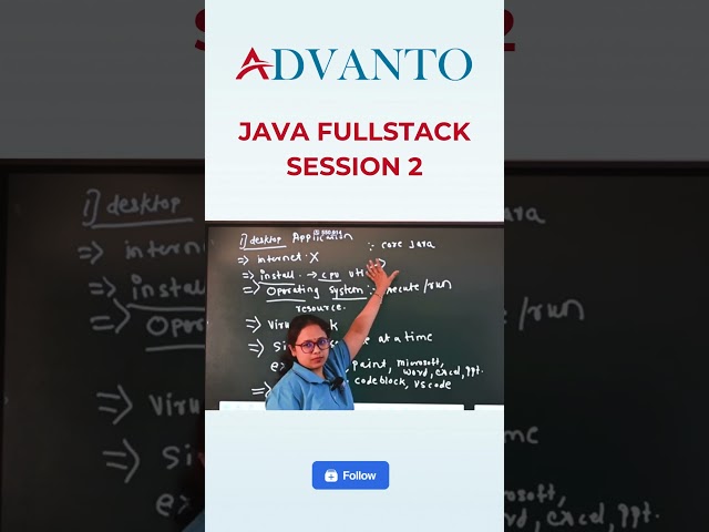 Master Full Stack Java with the best guidance! 🚀💻 Join Advanto today! #Advanto #Java #fullstackjava