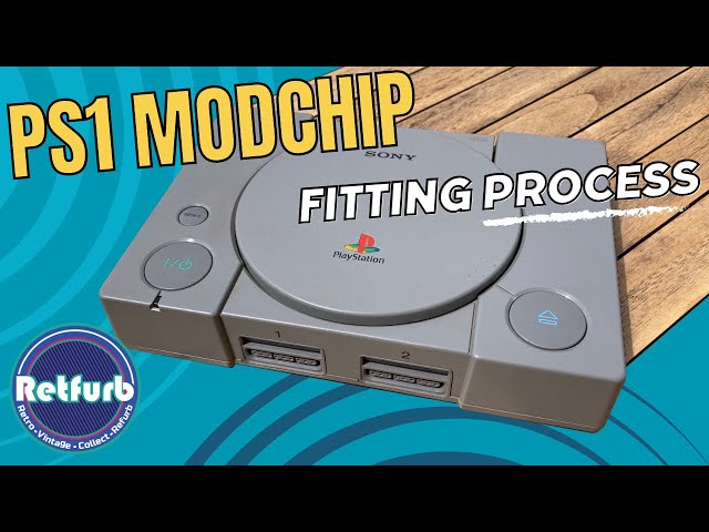 Playstation 1 PS1 Modchip Install & Strip Down. MM3 . Retfurb Retro Gaming