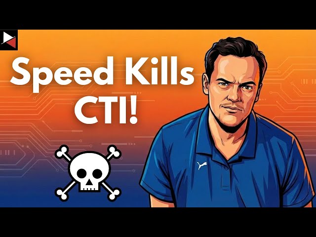 Why Your CTI Team Is Losing (And It's Not What You Think)