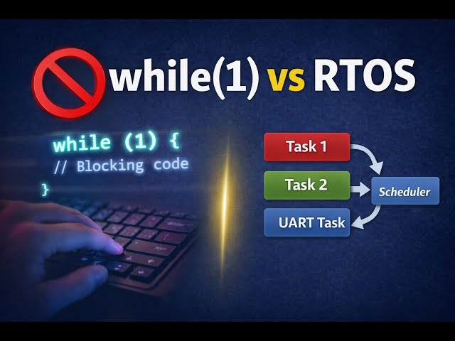 Stop Using while(1)! Learn RTOS the Easy Way