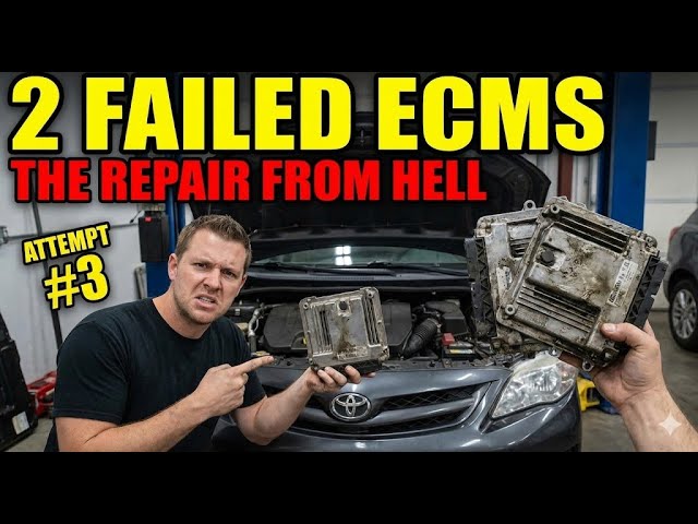 2 Failed ECMs in 1 Month: The Corolla Repair from Hell 🔧