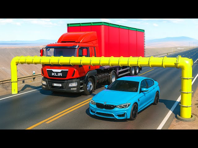 Cars vs Low Pipes Challenge #6 in BeamNG Drive! (Long Video Special)