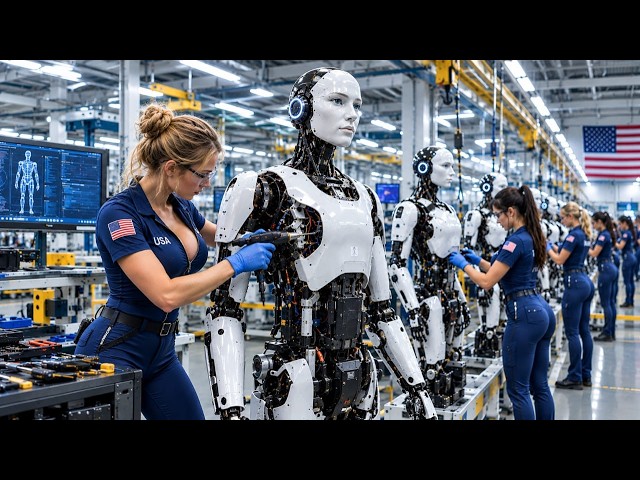 Inside an AI Humanoid Robot Factory — How Next-Gen Robots Are Made