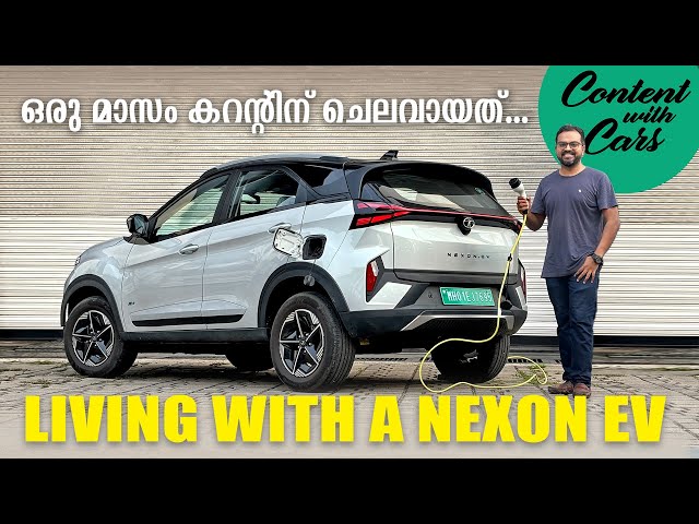 One Month with a Tata Nexon EV | Running Costs | Malayalam Review | Content with Cars