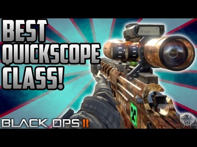 Black Ops 2: Best Quickscoping Class! Favorite Ballista Setup for Sniping (Call of Duty BO2)