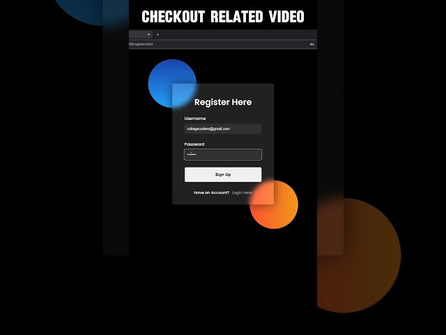 login and register with firebase #css #ghibli #html #javascript