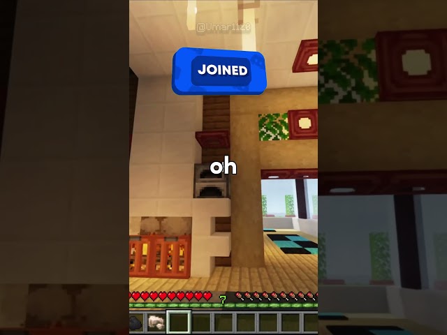 Minecraft But I became a robber.. #minecraft #mcyt #shorts