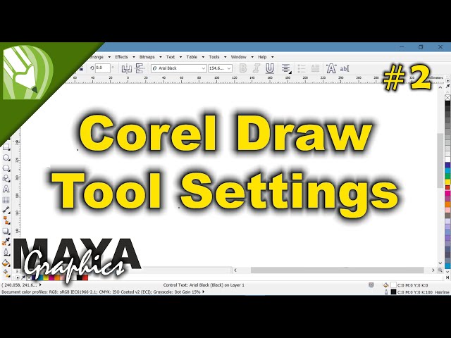 Coreldraw tool settings - 2 | How to create shortcuts in coreldraw | Settings in coreldraw