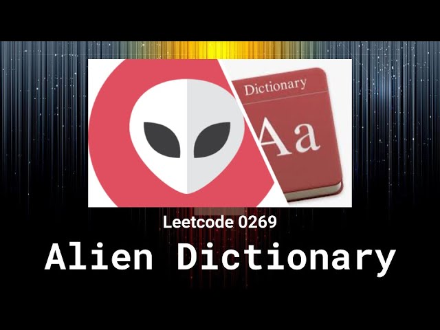 Leetcode 0269. Alien Dictionary