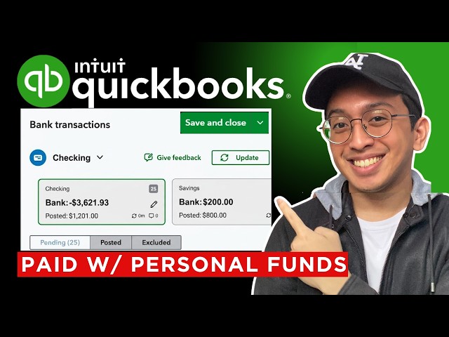 How to Record a Business Expense Paid with Personal Funds in QuickBooks Online (QBO 2026)