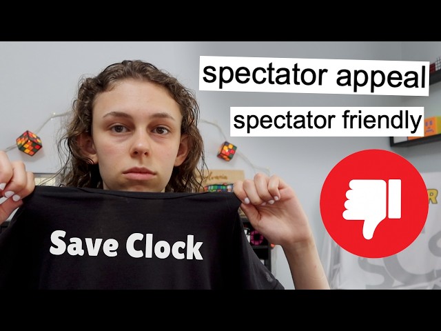 Speedcubing is NOT a spectator sport (and will never be)