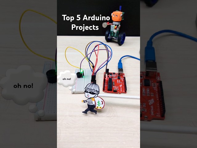 Top 5 Arduino Projects #arduino #electronicproject #automobile #school #collegeproject