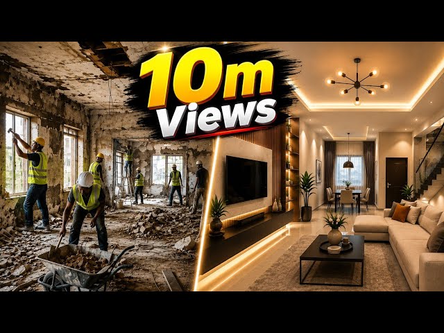 How to make a Full Interior Transformation AI Video FREE - Step-by-Step Tutorial 