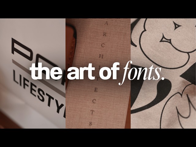 why do some fonts just look so good?