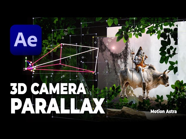 How I Created This INSANE 3D Camera Parallax Effect in After Effects | Step-by-Step in Hindi