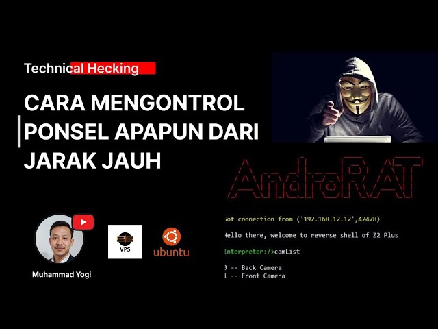 BELAJAR HACKING, CARA HACKER MENGONTROL PONSEL KAMU DARI JARAK JAUH MENGGUNAKAN ANDROIDRAT
