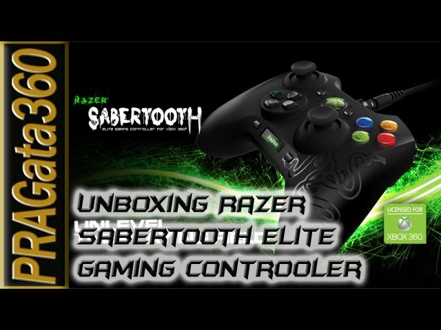 Razer Sabertooth Elite Gaming Controller - Unboxing + ( Giveaway @ 300 subs Annoucement)