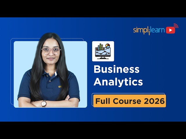 Business Analytics Course 2026 [FREE] | Business Analyst Tutorial | CBAP Training | Simplilearn
