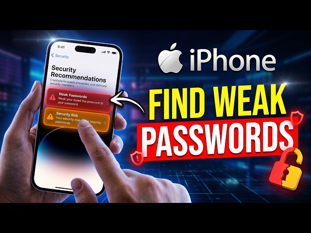 How to Find Weak Passwords on iPhone