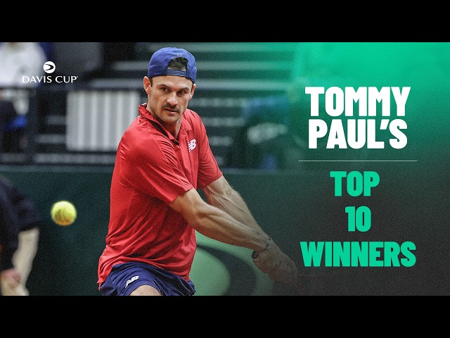 TERRIFIC Tommy Paul 🤩 | Top 10 Winners v Zsomibor Piros, #DavisCup Qualifiers 1st Round!