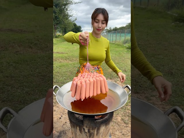 How to cook hotdog with noodle recipe #cooking #shorts #shortvideo #recipe #food