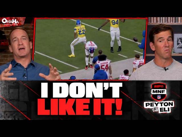 Peyton & Eli Manning React To Malik Nabers Injury | ManningCast
