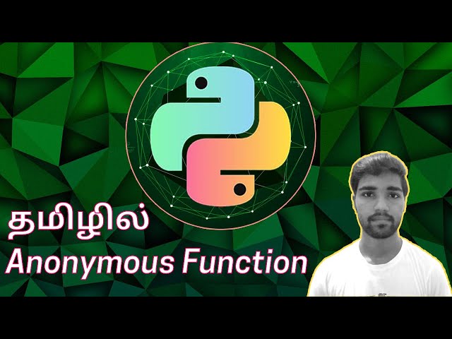 Lambda / Anonymous Function on Python in Tamil | Python Course | JTECHCODE 2.O