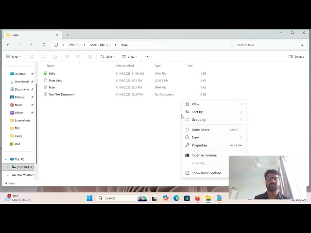 Input & Output in java